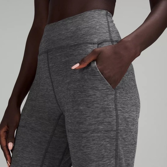 Lululemon Align High Rise Jogger Pants Heathered Graphite Grey 12 NWT - Picture 2 of 8